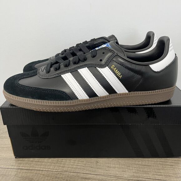 Adidas Men's Samba ADV Originals Black White Gum New |IE3100| Men's Size 10.5 - Picture 2 of 8